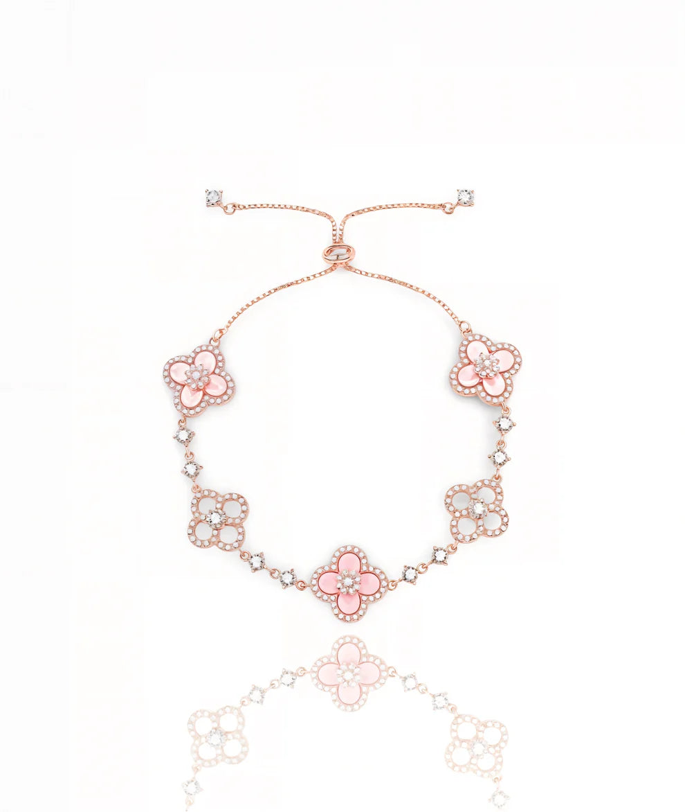 Diamantblütenarmband
