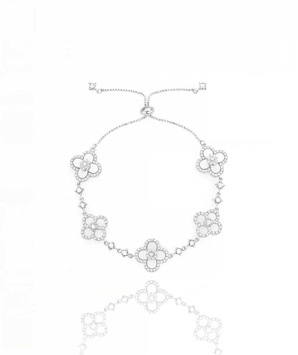 Diamantblütenarmband